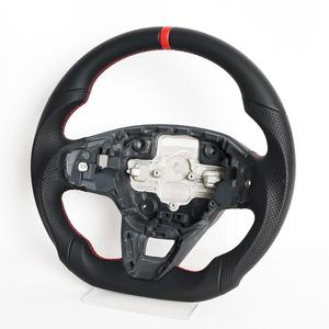 Volant sport en cuir pleine fleur rouge pour <span class=keywords><strong>Ford</strong></span> <span class=keywords><strong>Fiesta</strong></span> <span class=keywords><strong>2018</strong></span>, vente directe d'usine, prix réduit, en stock - Product Image 4