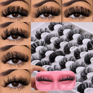 Personnalisé <span class=keywords><strong>Russe</strong></span> Cils 3d 15/20/25mm Faux Cils 3d Vegan Cils Bandes Vendeurs Fluffy Naturel Plein Cils En Gros - Product Image 4