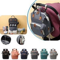 Sac à dos de voyage en gros à prix d'usine, ensemble sac à langer élégant pour maman et bébé, compagnon de voyage stylé