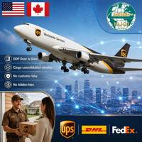 Transitaire aérien fiable Chine-USA Canada, agent d'expédition DDP, agent UPS, services logistiques porte-à-porte