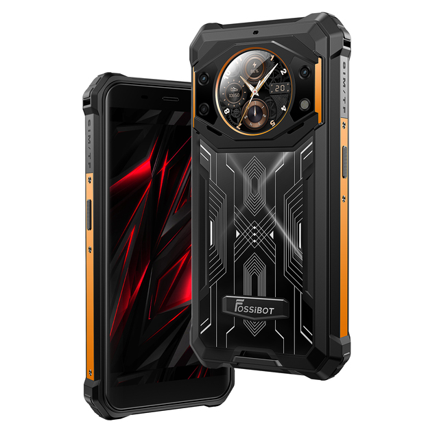 Rugged Phone Fossibot F101 Pro Android 13 NFC 5.45 Inch HD+ Display Cellphone 8+128GB Memory Cheap Waterproof Smartphone