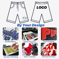 Shorts de sport en maille respirante pour hommes, logo personnalisé, haute qualité, blanc, basketball, gym, doublure en nylon, ourlet fendu, 5 pouces