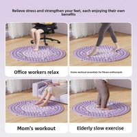 Alfombrilla de masaje de silicona Jinhua para acupresión, ultra-suave, para pies, uso doméstico en interiores, con presión en los dedos del pie