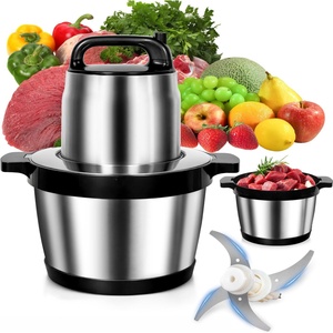 Hachoir à viande électrique 8L en acier inoxydable, puissant et abordable, idéal pour la cuisine domestique - Meilleure vente - Product Image 1