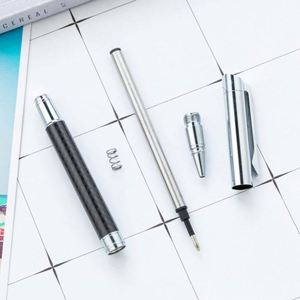 Wholesale 1.0Mm Business Metal Black Sign Advertising Gift Round Tip <b>Pen</b> With Custom Logo - Product Image 4
