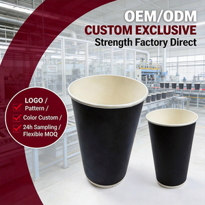 Custom Logo Single Wall Paper <b>Cups</b> Hot Drink <b>Disposable</b> Food Grade Digital Printing OEM ODM Factory Direct - Product Image 1