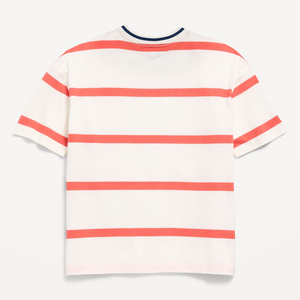 T-<span class=keywords><strong>shirt</strong></span> en coton lourd de haute qualité, surdimensionné, à col rond, avec contraste de couleurs, <span class=keywords><strong>pour</strong></span> hommes - Product Image 2