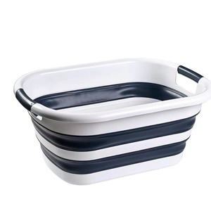 Cesto de Ropa Sucia Plegable para el Hogar, <span class=keywords><strong>Baño</strong></span>, Almacenamiento de Ropa Sucia, 26L, Bañera Plegable para Bebés, Venta al por Mayor - Product Image 2