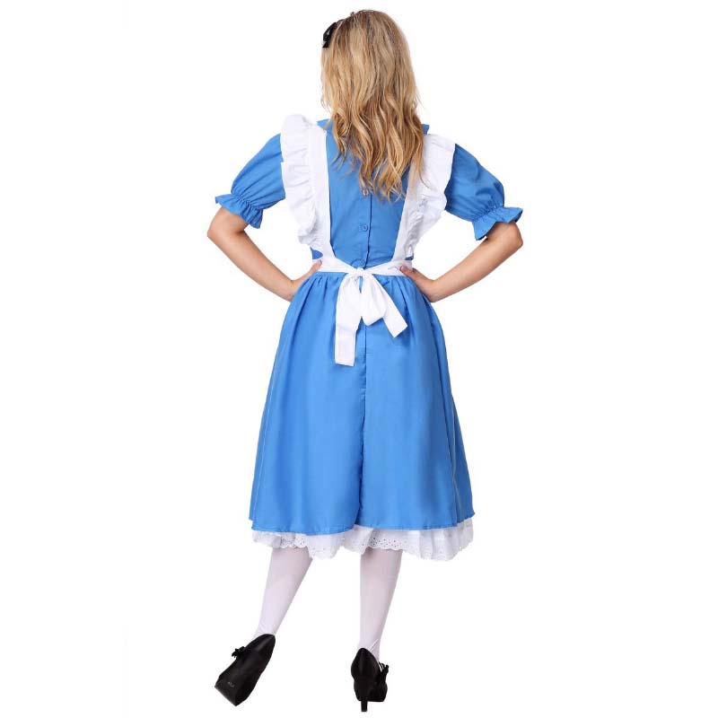 Fiestas Guirca Disfraz De Sirvienta Victoriana Para Niña Azul - Vestido Y Delantal, Talla 7-9 Años (125-135 Cm) Disfraz Colegiala Victoriana Fiestas Guirca Disfraz De Sirvienta Victoriana Para Niña Azul - Vestido Y Delantal, Talla 7-9 Años (125-135 Cm) Disfraz Colegiala Victoriana