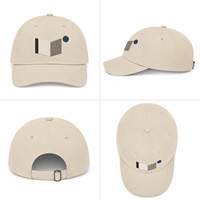 Gorra Dad Cap de Algodón Sarga con Corona Suave y Bordado Plano, MOQ Bajo, Empaque Minorista para Compradores de Librerías de Arte de Nicho con Logotipo Personalizado