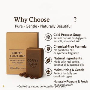 Natural Herbal Coffee Essential Oil <b>Soap</b> Coffee <b>Soap</b> Oil Control Cleansing Handmade <b>Soap</b> Wholesale - Product Image 3