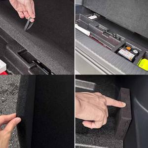 Couverture de <span class=keywords><strong>coffre</strong></span> rétractable multifonction, pliable, gain de place, séparateur de cargaison pour accessoires BYD Fangchengbao Ti7 - Product Image 6