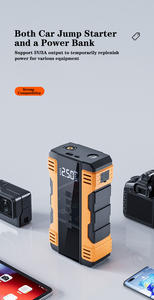 Стартер для автомобильного аккумулятора 600a Портативный 6000 мАч автомобильный пневматический насос аварийный бустер с соединяющим кабелем - Product Image 5