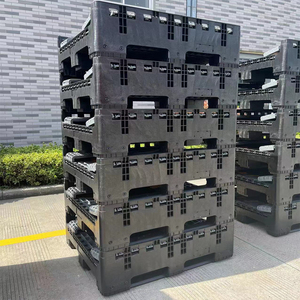 Nhiệm Vụ Nặng Nề 1200*1000*1000Mm Có Thể Gập Lại Đóng Mở HDPE Nhựa Lưu Trữ <span class=keywords><strong>Pallet</strong></span> Hộp Có Thể Nẹp Có Thể Tái Chế <span class=keywords><strong>Container</strong></span> Stackable Thùng - Product Image 5