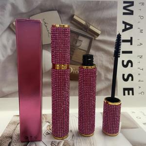 Mejor calidad Bling Color Diamond nuevos cosméticos de lujo Color único grueso alargamiento OEM maquillaje brillo pestañas postizas Mascar - Product Image 1