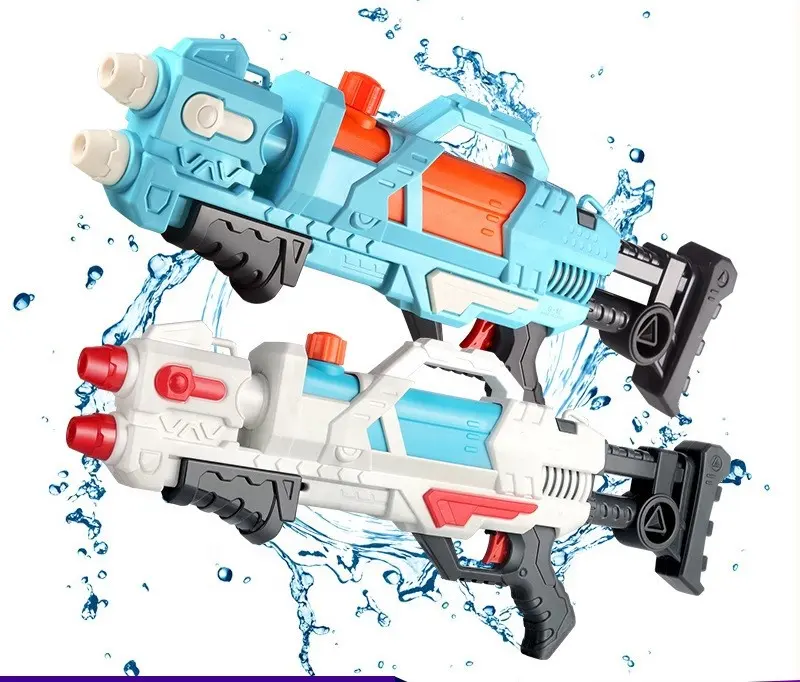Pistolet à eau bonne vente enfants jouet grande capacité eau Rafting éclaboussures Festival surdimensionné Gatlin pompage pistolet à eau
