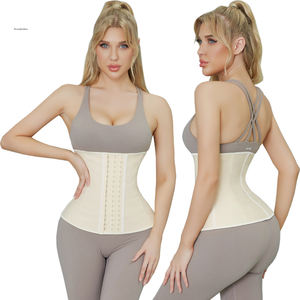 2024คอร์เซ็ทรัดเอวลดน้ำหนักแวกซ์กระชับสัดส่วน3ตะขอเหล็ก9ชิ้น - Product Image 1