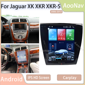 Lecteur multimédia écran tactile Android autoradio pour <span class=keywords><strong>Jaguar</strong></span> <span class=keywords><strong>XK</strong></span> XKR XKR-S 2006 <span class=keywords><strong>2007</strong></span> 2008-2013 Navigation GPS sans fil Carplay - Product Image 2