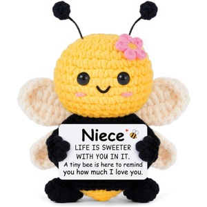 Cadeau de soutien émotionnel en crochet pour la fête des mères, anniversaire, pour maman, nouvelle maman, future maman, adorable abeille en crochet faite à la main - Product Image 5