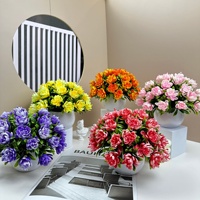 Kunststof kunstbloemen, nep bonsai in pot, INS-stijl design, decoratie voor binnen en buiten, foto props, slaapkamer, woonkamer, kantoor