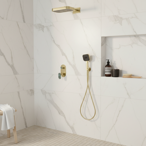 Ensemble de douche encastré avec régulation fiable de l'eau pour salles de bain commerciales, contrôle qui maintient un débit d'eau constant - Product Image 4