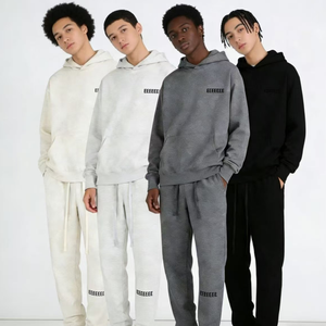 <span class=keywords><strong>Sweat</strong></span>-shirt à capuche ESS pour homme, tendance 1977, en velours américain multi-fils, doublé et surdimensionné, coupe hiver - Product Image 1