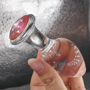 Sumbat anal kaca non-logam latihan vagina <span class=keywords><strong>dilator</strong></span> anal steker keluar dari produk seks - Product Image 2