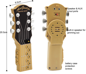 Los más vendidos Mini juguetes de <span class=keywords><strong>guitarra</strong></span> para niños <span class=keywords><strong>Guitarra</strong></span> de aire electrónica con batería musical para niños o <span class=keywords><strong>guitarra</strong></span> de aire sin cuerdas de fiesta - Product Image 3