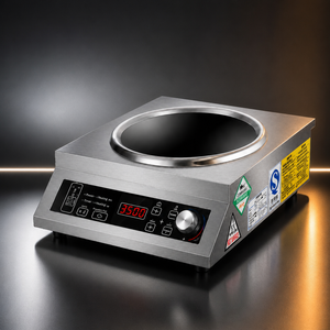 Intelligent 3.5KW Concave Induction Stove with High-Temperature Chip Digital Rotary Control Professional Catering Induction Hob - Product Image 1