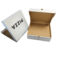 Boîte à pizza pour restaurant à emporter, en kraft recyclé, résistante à la graisse, plusieurs tailles, logo personnalisé, vente en gros, faible MOQ, SP3611