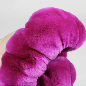 Lindo y Suave Juego de Fundas de Felpa para <span class=keywords><strong>Volante</strong></span> de Coche, Color Rosa, para Mujeres y Niñas - Product Image 4