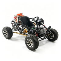 Kart électrique tout-terrain 2000W 70V40A pour adultes, 4 roues, avec frein à disque hydraulique arrière