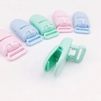 Attaches-tétines en plastique 3/4 po (20 mm) – Clips de suspension robustes et sûrs pour accessoires de bébé – Plusieurs couleurs