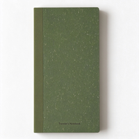 Journal de voyage minimaliste multicolore à grille, compatible stylo-plume Tomoe River 52 g/m², insert TN