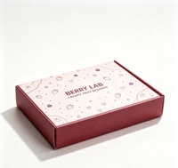 Emballage cadeau en carton pliable de qualité alimentaire avec séparateur intérieur pour brownie, donut, cookie, dessert, pâtisserie, vente en gros