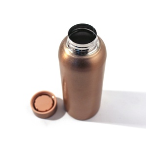 Tái Chế Nhôm 500Ml 350Ml Rose Gold In Hẹp Miệng Cách Điện 304 Thép Không Gỉ Cà Phê Sữa Thể Thao Ngoài Trời Chai Chân Không Bình - Product Image 3