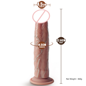 Juguete de masturbación para adultos con pene enchufable, consolador sin escroto con ventosa, Juguetes sexuales para mujer y masturbador femenino <span class=keywords><strong>Gay</strong></span> - Product Image 6