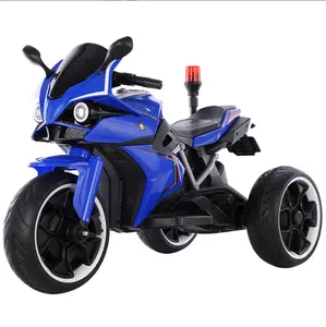 electric kids motorcycle with early education function three Wheels electric motorcycle riding toy boy's favorite