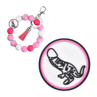 Nieuwe product op maat gemaakte siliconen focal beads grappige stoere luxe tas kralen voor pen maken losse kralen