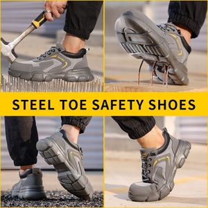 GUYISA Fashion Ultralight series grigio solid EVA sole <span class=keywords><strong>scarpe</strong></span> <span class=keywords><strong>antinfortunistiche</strong></span> <span class=keywords><strong>scarpe</strong></span> <span class=keywords><strong>antinfortunistiche</strong></span> da lavoro con punta in acciaio standard europeo - Product Image 2