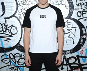 Nouvel arrivage : T-shirts pour hommes 100% coton, impression sérigraphique, prix bas, épaules contrastées. - Product Image 4