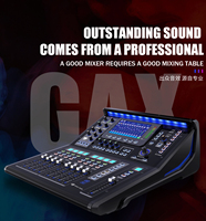 GAX-TQ22 2024 Les nouveaux modèles Table de mixage numérique DJ Audio avec App Control Desk Live Sound
