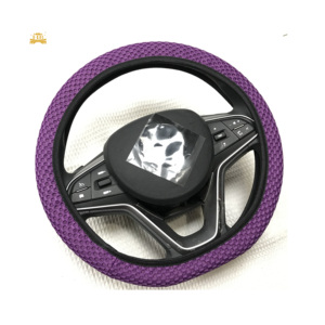Housse de <span class=keywords><strong>volant</strong></span> en <span class=keywords><strong>cuir</strong></span> 38 cm à prix d'usine, housse de <span class=keywords><strong>volant</strong></span> auto-adhésive, housses personnalisées - Product Image 2