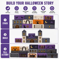 Bloques de Construcción Gigantes de Espuma EVA para Niños, Ladrillos de Juego para Construir un Castillo Encantado, Venta al Por Mayor de Fábrica a Bajo Precio, Personalizables para Halloween