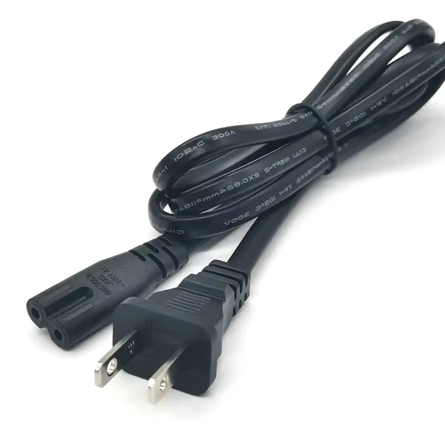 European Standard 2 Pin 3 Pin Plug Adapter Cable SJTW Wire Type Charging Cable IEC for Laptop Printer AC Power Cord for US/EU/UK
