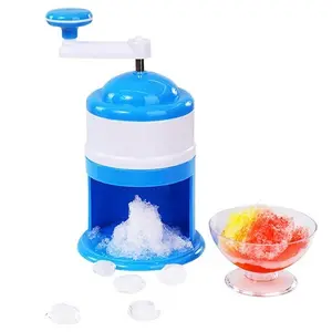 Hộ Gia Đình Ice Crusher Cho Trẻ Em Nhỏ Ice Cream DIY Hand Crank Của Nhãn Hiệu Ice Máy Cạo Râu Máy