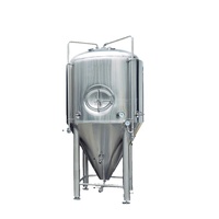Fabricant de cuves de fermentation de bière de 300l 500L 800L, unité de fermentation de bière en acier inoxydable, fermentateur conique à vendre