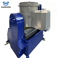 Machine de polissage à disque horizontal industrielle de grande capacité 120L, moteur 4kW, pour chanfreinage de précision des bords et ébavurage de pièces en masse