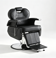 Nouvelle arrivée, chaise de coiffeur pivotante à dossier réglable de style vintage, chaise de barbier pour salon de coiffure, mobilier de salon