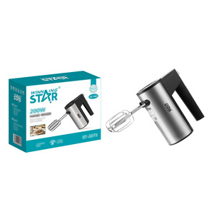 Winningstar เครื่องผสมไข่ไฟฟ้าแบบมือถือ200W AC 110V สำหรับการอบวิปปิ้งครีมและไข่ - Product Image 1